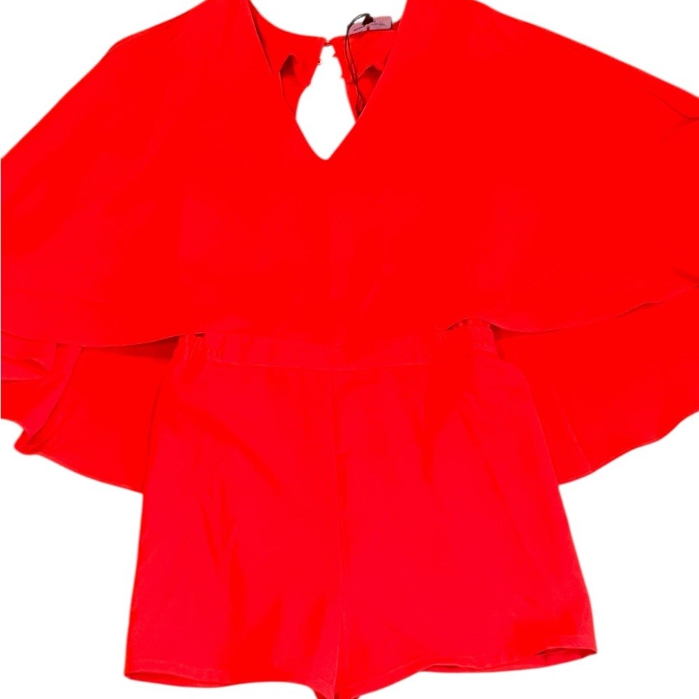 Romeo & Juliet Couture Vibrant Red Women’s Romper, Size M
